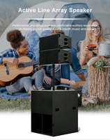 Prix Fabricant Personnalisé Ensemble de Haut-Parleurs Line Array Passifs et Actifs Valise de Transport Scène de Concert Enceinte Line Array Professionnelle