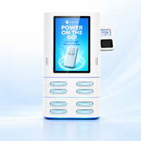 Borne de recharge intelligente innovante 2025 pour la location de batteries externes avec charge rapide PD pour accessoires mobiles