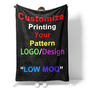 بطانية لطلاب فريق المدرسة مخصصة من البوليستر بطانيات ناعمة من الفانيلا الفلانيل الصوفي للطباعة بالجملة - Product Image 1