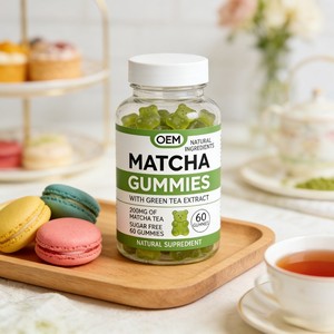 Gomitas de Matcha Naturales Sin Azúcar y Bajas en Grasas para Adultos, Extracto de Matcha Premium, Energía Constante, Enfoque, Aptas para Veganos, Antioxidante Diario - Product Image 3