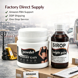 Pulver- und Sirup-Set zur Gewichtszunahme - Natürlicher Appetitanreger für Schnelle und Gesunde Gewichtszunahme - Product Image 1