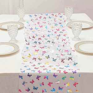 <b>Butterfly</b> Tablecloths Wedding Decoration Bedding Blanket <b>Table</b> Runner - Product Image 2