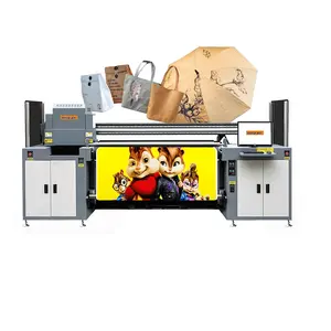 HONGJET 4 colour Wallpaper Tyvek Cardboard Digital Inkjet Printer Large Format 1.8m