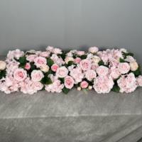 Fleurs artificielles de table haut de gamme avec arrangement floral de roses pour la décoration de mariage, fournisseur