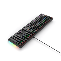 R8 K1001 penjualan terlaris Multimedia 108 tombol Gaming Keyboard Skate untuk komputer Laptop