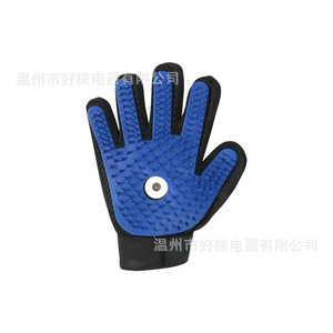ถุงมือกรูมมิ่งสำหรับแมว หวียางกลม ทำความสะอาดและนวด สำหรับแมวขนยาว - Product Image 2