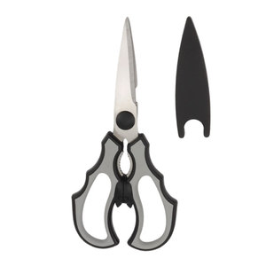 Ciseaux de cuisine en acier inoxydable, 4 pouces, avec couvercle de protection pour couper la viande, les os de poisson, usage domestique - Product Image 3