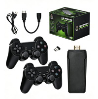 Console de Jeux Rétro Sans Fil M8 2.4G pour TV avec Mémoire 64 Go, Prise en Charge Multilingue, Plus de 20000 Jeux Rétro