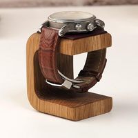 Support de montre en bois massif fait main en pin, transfrontalier, provenant de Chine, pour montres unisexes