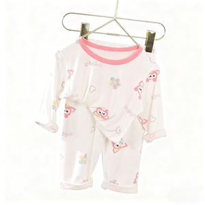 Youyuan Bao XTX001 2026 Completo Estivo Casual per <span class=keywords><strong>Bambini</strong></span> con <span class=keywords><strong>Cartoni</strong></span> <span class=keywords><strong>Animati</strong></span>, Tuta Senza Cuciture a Maniche Tre Quarti per Aria Condizionata per Ragazzi e Ragazze - Product Image 5