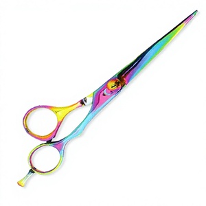Tijeras de Peluquería Profesionales de 5 Pulgadas, Personalizadas, de Acero Inoxidable de Alta Calidad, con Hoja de Flecha y Mango Largo para Diestros - Product Image 3
