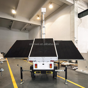 Remorque de surveillance mobile, tour d'énergie solaire, solution de sécurité hors réseau pour zones éloignées - Product Image 2