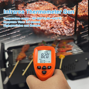 LCD IR do termômetro do laser infravermelho digital sem contato para o BBQ Pizza Forno & Indústria Material Plástico - Product Image 6