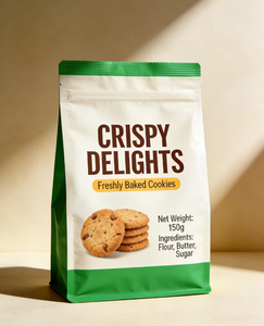 Muestra Gratuita de Bolsa Personalizada con Fondo Plano, Apta para Alimentos, para Empacar Galletas, Resistente a la Humedad, Fresca, Duradera, Segura y con Sellado Robusto - Product Image 6