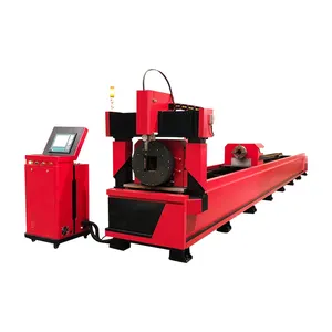 China Hot Selling Cnc Automatic Plasma Cutter Laser Cutting Machine For Square Pipe and Round Tubes