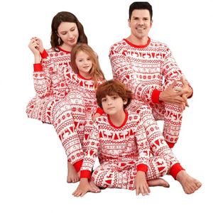 Disfraz familiar de Navidad de alta calidad estilo europeo-americano, diseño de alce de dibujos animados para otoño, manga larga, de Spandex/Poliéster, anti-bolitas - Product Image 4