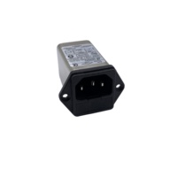 Connecteur d'assurance 6A 125/250VAC C14 Prise de filtre EMI d'entrée avec porte-fusibles Type de vis pour équipement