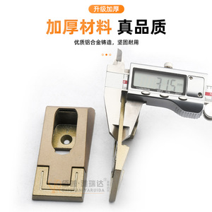Aluminum Alloy Wardrobe Rod Support <b>Bracket</b> With <b>Plastic</b> Cover Wall Mount Non Detachable For Closet Storage - Product Image 4