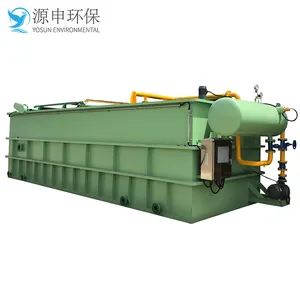 landfill leachate wastewater treated machine ss cod bod removal system daf unit dissolved air flotation