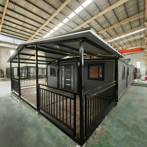 MK 40ft <span class=keywords><strong>เหล็ก</strong></span>สำเร็จรูปแบบขยาย<span class=keywords><strong>ได้</strong></span>สำหรับบ้าน2-4ห้องนอน MK ภาชนะไม้สไตล์ร่วมสมัยระบายอากาศได้ - Product Image 4