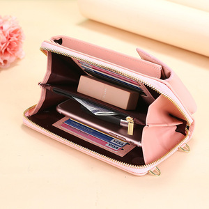 2023 largo nueva moda bolso cruzado de un solo hombro Cartera de gran capacidad para <span class=keywords><strong>mujer</strong></span> Mini bolso Ziplock personalizado - Product Image 4