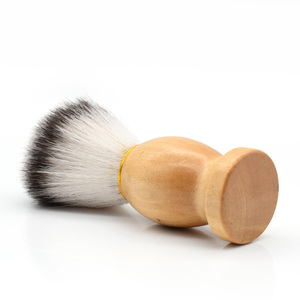 <span class=keywords><strong>Brosse</strong></span> à raser en bois avec poils synthétiques imitation poils de blaireau, <span class=keywords><strong>brosse</strong></span> à <span class=keywords><strong>barbe</strong></span> pour homme avec manche en bois, <span class=keywords><strong>brosse</strong></span> de barbier pour crème à raser humide - Product Image 3