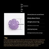 Aksesoris jepit rambut Magnolia DIY batu akik kristal giok buatan tangan produsen grosir kelopak ukir