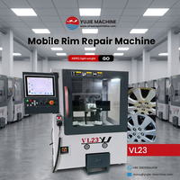 Machine de réparation de jantes mobiles VL23 pour atelier de réparation automobile