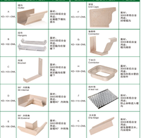 Supports de gouttière de toit en aluminium avec accessoires