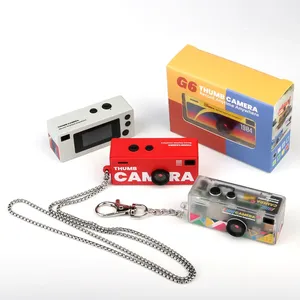 Mini caméra d'action G6 Thumb Keychain, écran 0,96 pouce, style rétro, compatible carte mémoire, enregistreur vidéo 1080P, très petite caméra. - Product Image 6