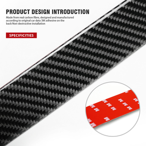 Kit de Accesorios Interiores para Automóvil de Fibra de Carbono ShaSha para Mitsubishi Lancer 2008-2015, Color Negro/Rojo, Embalaje en Caja - Product Image 6