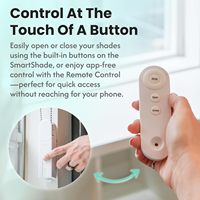Contrôleur de store intelligent Zigbee 3.0 sans fil avec batterie rechargeable pour Apple HomeKit