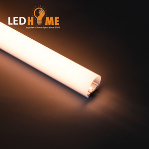 Profils en aluminium <span class=keywords><strong>LED</strong></span> ronds de 76 mm de diamètre, <span class=keywords><strong>angle</strong></span> de faisceau de 360 degrés, avec bande <span class=keywords><strong>LED</strong></span> SMD2835 pour luminaire suspendu, vente en gros Apr76 - Product Image 5