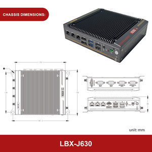 PC <span class=keywords><strong>Linux</strong></span> nhúng comput Box Mini công nghiệp PC không quạt tất cả trong một máy tính - Product Image 3