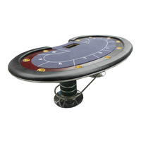 Fabricant en gros de tables de poker Texas Hold'Em modernes et écologiques en bois et de tables de jeu de cartes, styles variés