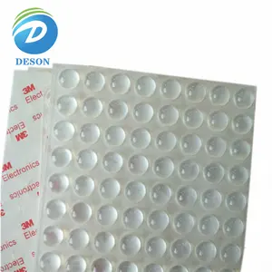 Deson Hemispherical Clear Silicone Rubber Dots 6*2 Mm Furniture Stoppers