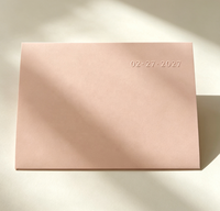 Carte de mariage personnalisée de luxe en typographie, invitations de mariage haut de gamme, carte postale textée en relief, carte de menu