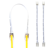 Connecteurs COB LED à haute densité, 5mm, 6mm, 8mm, 10mm de largeur, rapide