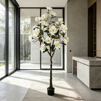 Direkt vom Hersteller: Künstlicher Magnolienblütenbaum, Kunstblumen für Veranstaltungen, Hochzeiten, Diwali-Dekoration, Geburtstagsgeschenk