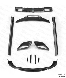 Difusor Delantero de Fibra de Carbono Mejorado, Alerón, Faldones Laterales, Refuerzo de Parachoques para el Nuevo Mercedes-Benz E63 S ZNDR - Product Image 2
