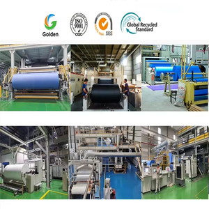 Feutre non tissé aiguilleté en PET couleur or personnalisé pour sacs de rangement et sacs d'école, tissu non tissé résistant au vieillissement - Product Image 3