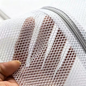 Bolsa de lavandería reutilizable, duradera, de malla fina tipo panal, con cremallera extra, plegable, <span class=keywords><strong>para</strong></span> proteger la <span class=keywords><strong>ropa</strong></span>, <span class=keywords><strong>para</strong></span> uso doméstico. - Product Image 6