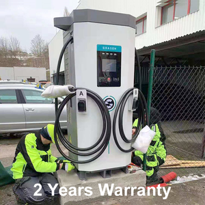 สถานีชาร์จรถยนต์ไฟฟ้าแบบเร็ว ได้รับการรับรองมาตรฐาน CE รองรับ CCS GBT CHAdeMO OCPP ระดับการป้องกันน้ำ IP55 สำหรับใช้งานกลางแจ้ง ผลิตโดยผู้ผลิต DC สำหรับยานยนต์ - Product Image 2