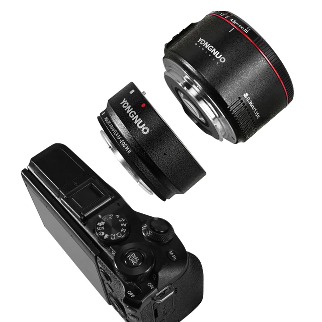YONGNUO Mount Adapter EF-EOS M Ii for Canon EOS EF EF-S Lens to EOS M M2 M3 M5 M6 M10 M50 II M100 Camera