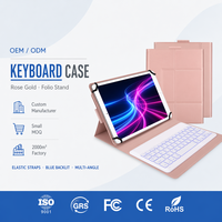 Clavier universel pour tablette de 9 à 10,1 pouces, étui en cuir sans fil détachable pour iPad, Samsung, Huawei, Kindle, appareils 049-030