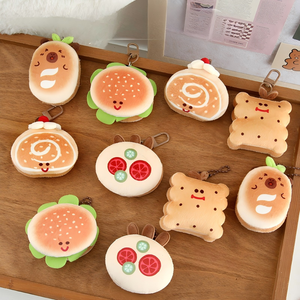 Sáng Tạo khoai tây chiên Burger treo túi cặp vợ chồng sang trọng treo trang trí cô gái trái tim xe <span class=keywords><strong>Keychain</strong></span> búp bê nhỏ - Product Image 2