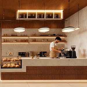 Diseño Personalizado para Mostradores de Cafeterías, Barra de Café Moderna y Elegante Personalizada para Mostrador de Cafetería, Precio de Fábrica - Product Image 6