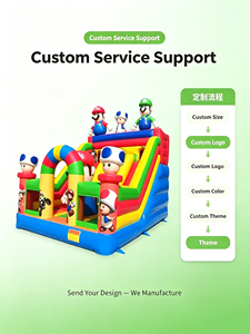 Castillo inflable comercial de <span class=keywords><strong>Super</strong></span> <span class=keywords><strong>Mario</strong></span> con tobogán, combo para niños, castillo inflable para saltar al aire libre, <span class=keywords><strong>Mario</strong></span> <span class=keywords><strong>Bros</strong></span> Bouncer para negocio de alquiler. - Product Image 6