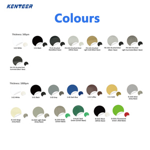 Rouleau de vinyle de transfert thermique en silicone 3D Kenteer, épaisseur 0,5 mm et 1 mm, <span class=keywords><strong>film</strong></span> TPU HTV texturé en relief pour vêtements, logos sportifs et casquettes - Product Image 4