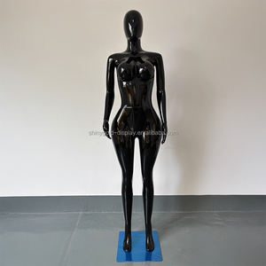 Boutique Models Full Body Silver BBL Curvy Display Tallas <span class=keywords><strong>grandes</strong></span> Maniquíes femeninos Cabeza de busto de plástico para ropa Sujetador grande para mujeres - Product Image 5